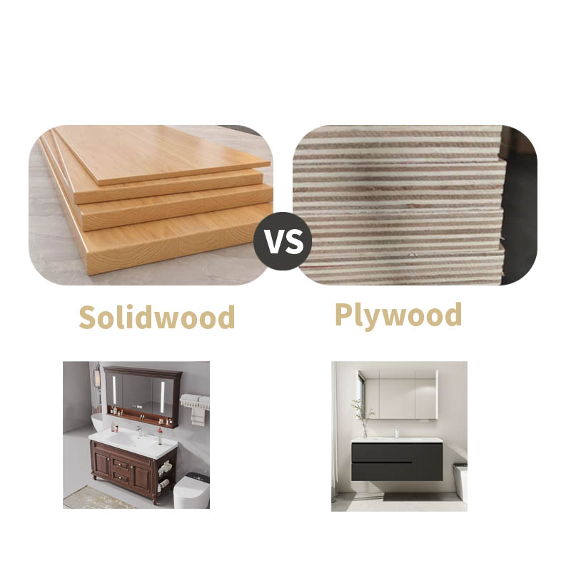 Solid Wood vs Plywood Bathroom Vanities: The Ultimate Guide to Material Comparison