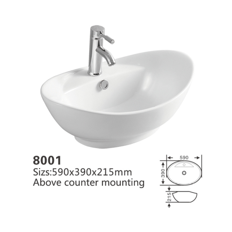 White Matte Collection MDF Modern Wall-Mounted Bathroom Vanity with Washbasin 24 Inch 