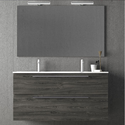 Modern Plywood Bathroom Vanity with Ceramic Sink VT-C-002