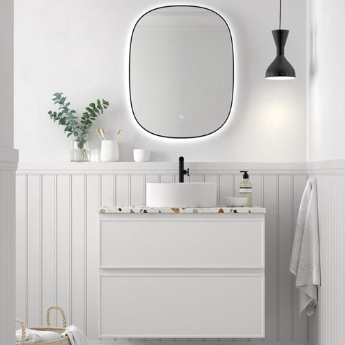 European Style Bathroom Vanity with Stone Surface VT-C-016