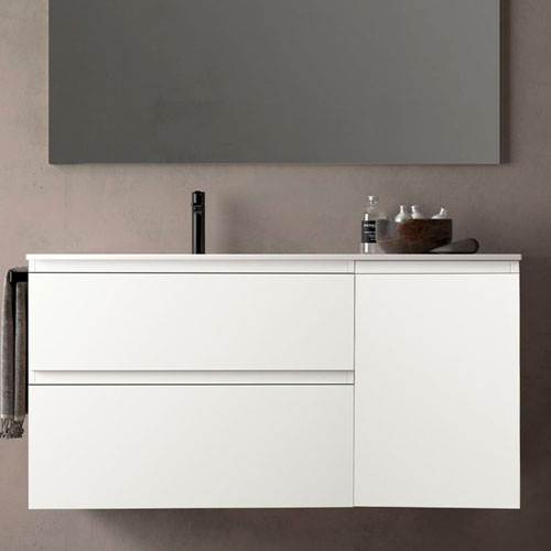 Modern Bathroom Vanity with Integrated Sink VT-C-023