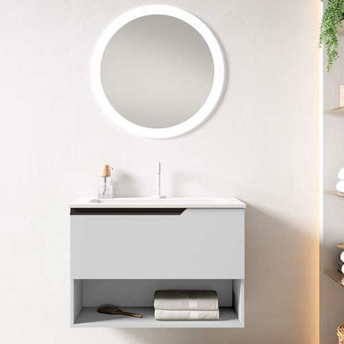 Bathroom Makeup Vanity with Hollywood Lights VT-C-027