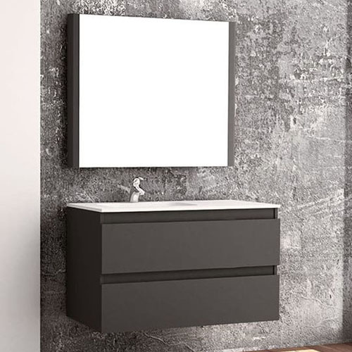 Modern PVC Bathroom Vanity with Stylish Storage Solutions VT-C-039