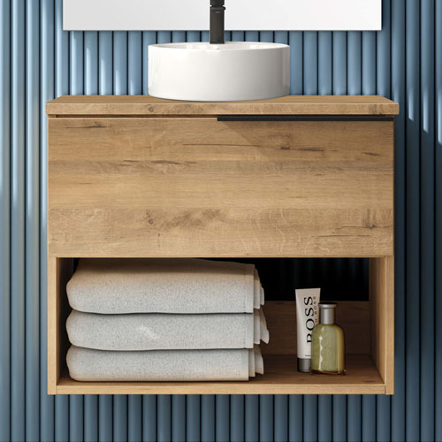 Bathroom Vanity Cabinet with Ceramic Wash Basin VT-C-044