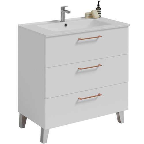 Waterproof MDF Bathroom Vanity for Export VT-C-049