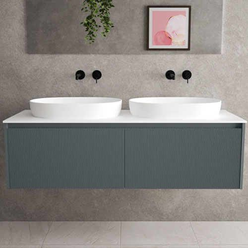 Bathroom Wall Hung Vanity with Vessel Sink VT-C-055