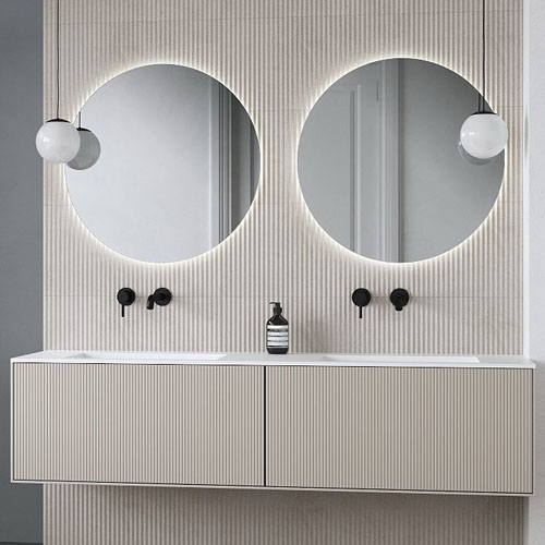 Modern Fashion MDF Wall Hanging Bathroom Vanity VT-C-066