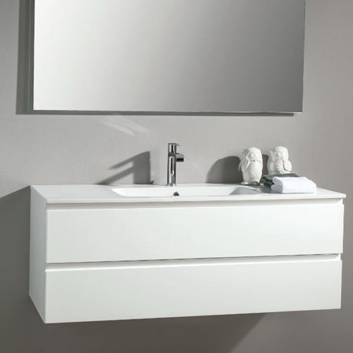 Chinese Chaozhou Cheap Price New Design Factory Plywood Wall Mounted Vanity Sink Bathroom Cabinet VT-C-082
