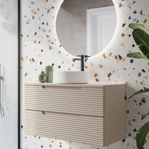 Custom Contemporary Timeless Wooden Waterproof Bathroom Vanities VT-C-092
