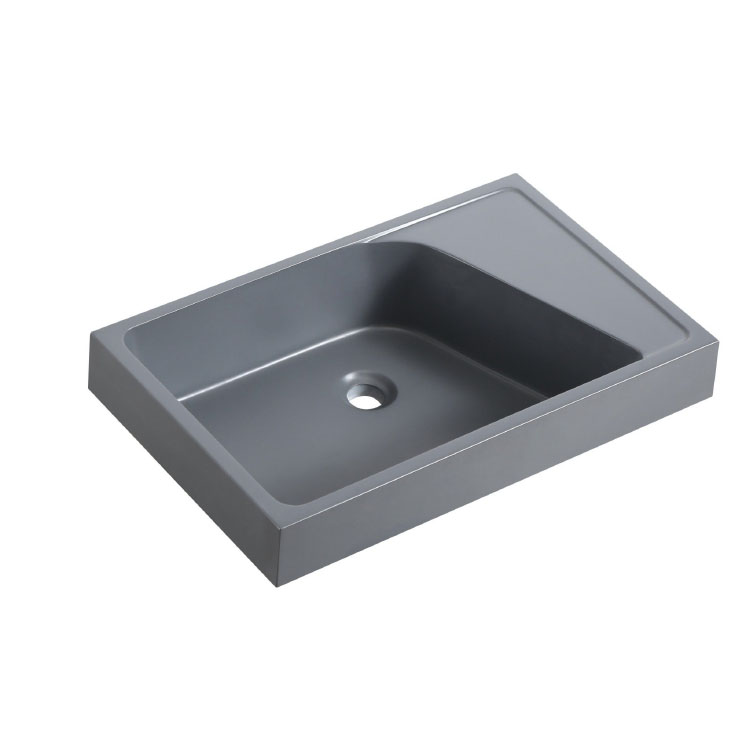 Modern Design Solid Surface Hand Wash Basin Sink for Hotel’s Bathroom 1909 