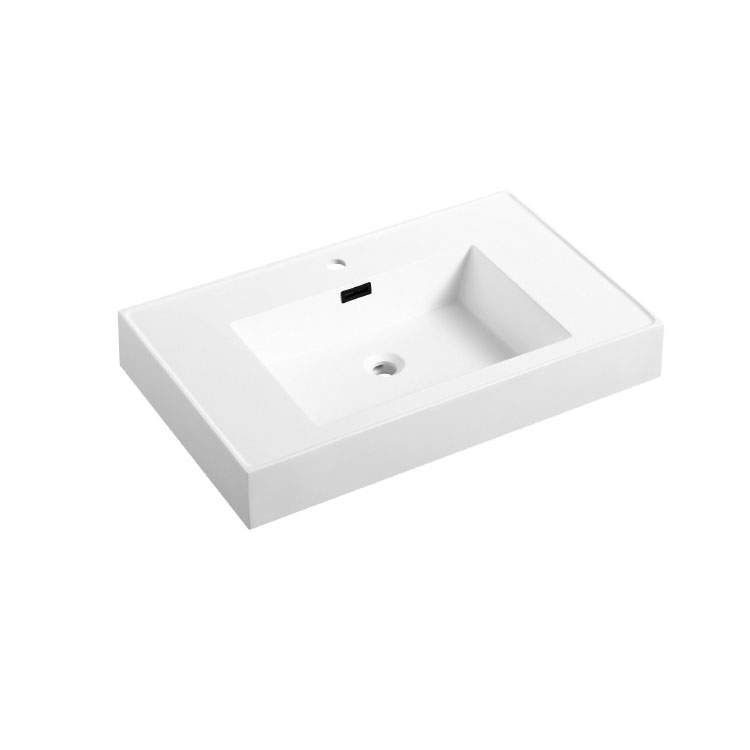 Modern Solid Surface Vessel Sink For Hotel Bathroom 2005