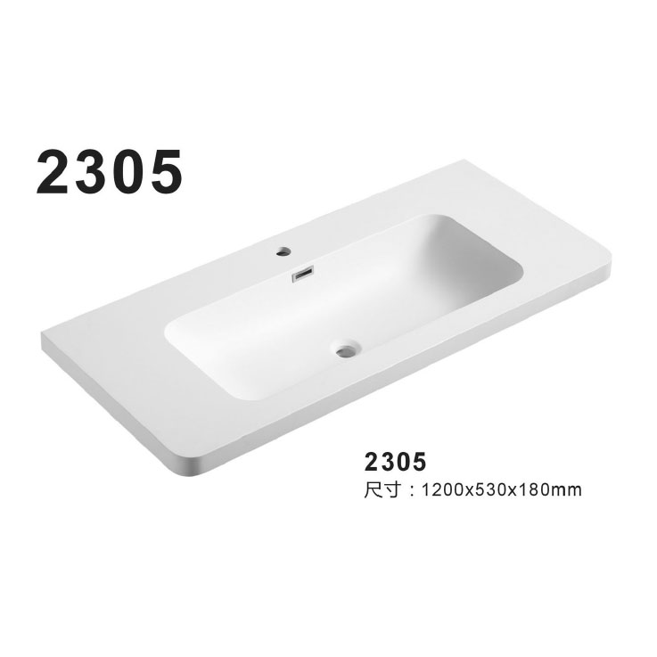 Acrylic Solid Surface Basin with Innovative Design 