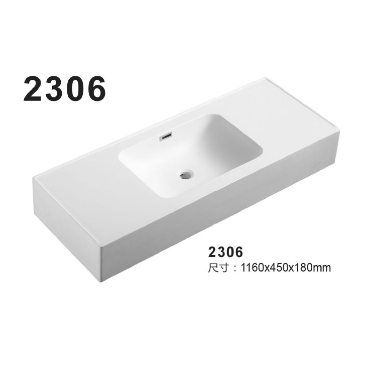 Solid Surface Cabinet Bathroom Sink with Innovative Design