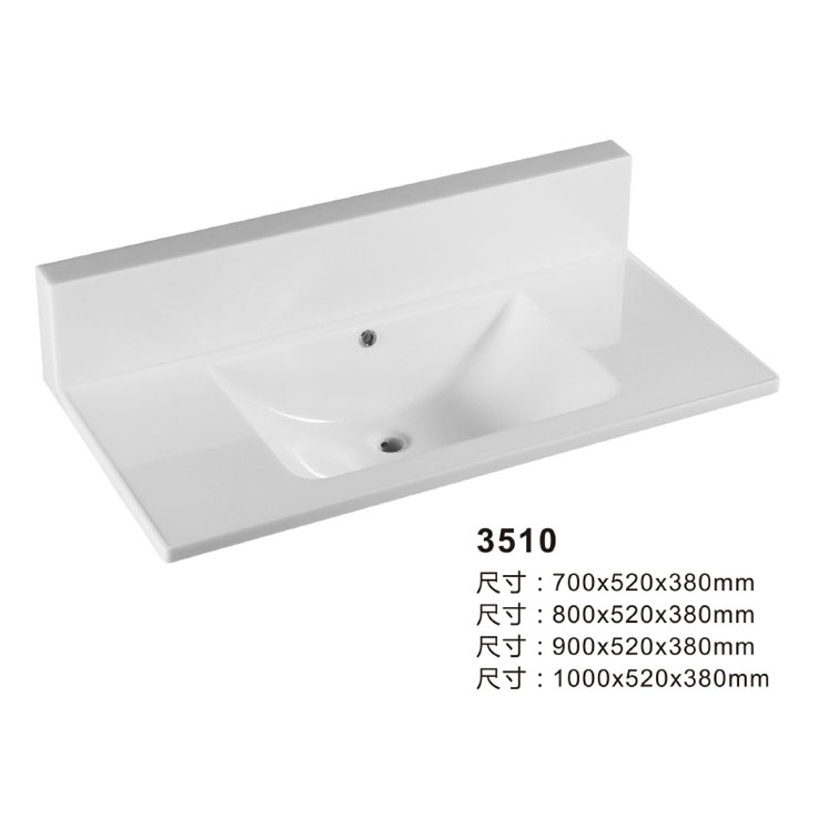 China Acrylic Solid Surface Single Basin 3510