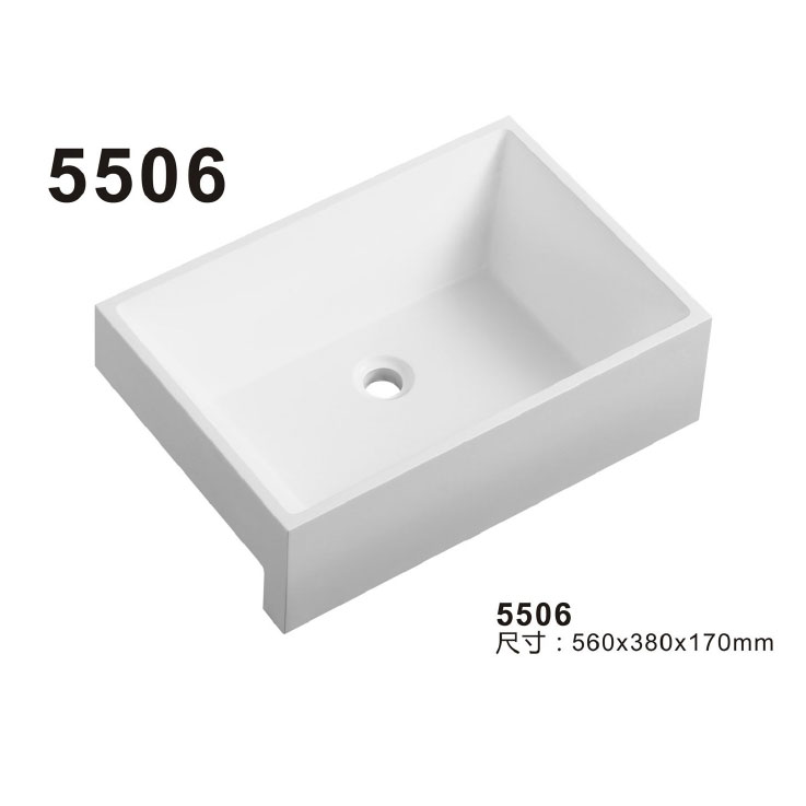 Acrylic Solid Surface Kitchen Sink 