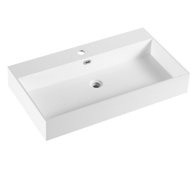 Acrylic Solid Surface Bathroom Vanity Sink 8830