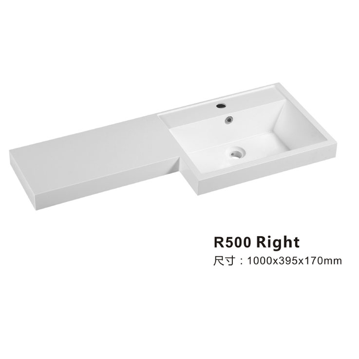 Acrylic Solid Surface Floating Basin R500