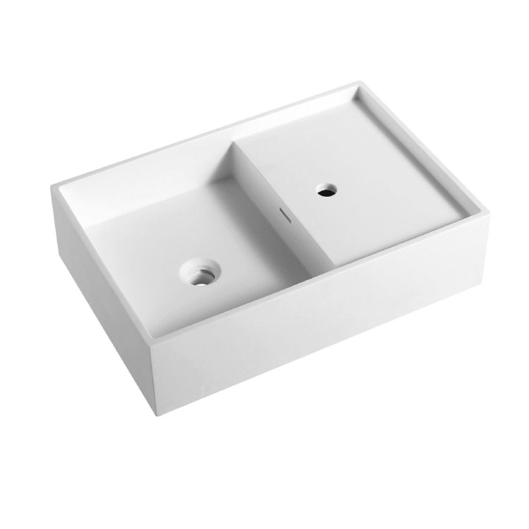 Acrylic Solid Surface Rectangular Wash Basin BS-01