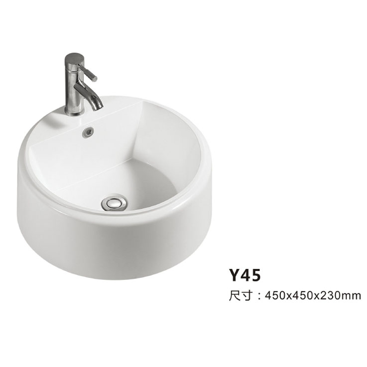 Acrylic Solid Surface Round Wash Basin 